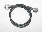  UHF Jumper RG8X Cable 24"<BR>24 inch - PL259 to PL259 (New)