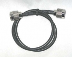 Type N Jumper Cable RG8X 24"<BR>24 inch -  N Male to N Male (New)