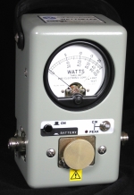 Bird 4314B Peak Read Wattmeter (New & Used)<BR>PEP CW AM FM Pulse<BR>Front Panel Switch and LED